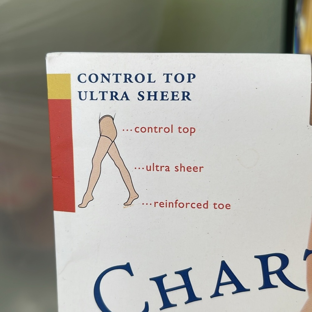 Charter Club Classic Nudes Control Top Nylons Sandy Beige - Picture 3 of 4